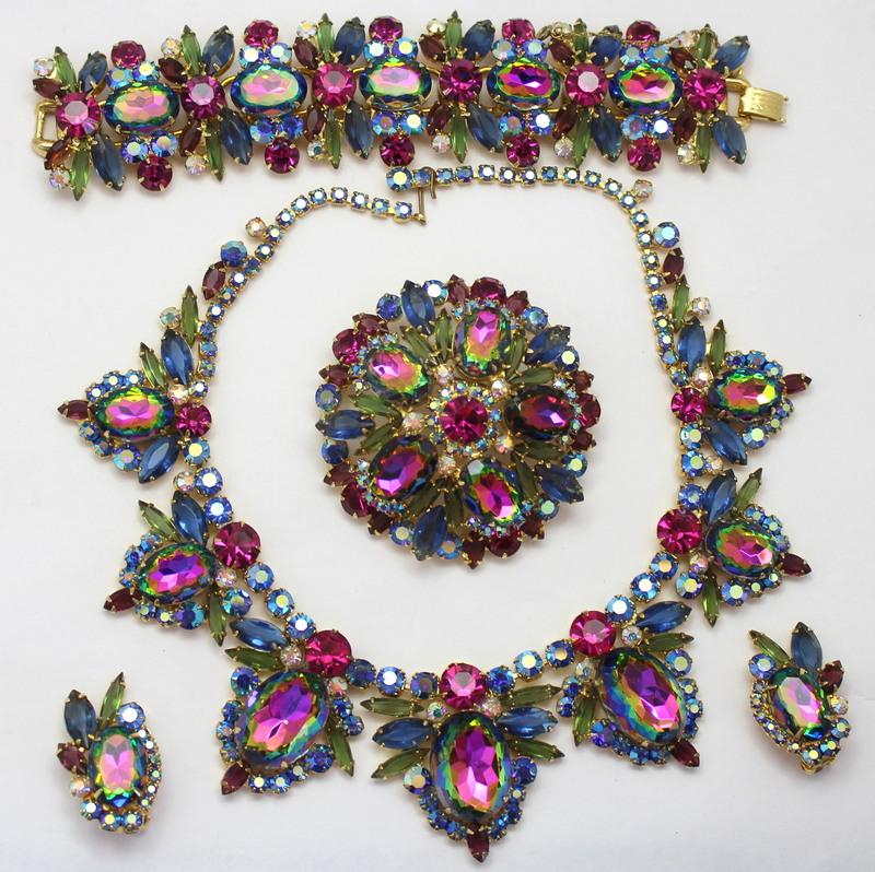 Front view of Purple (cardinal) Oval Multi-Color/Shaded Earrings Clip