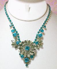 Blue Navettes Necklace