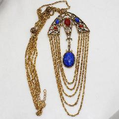 Blue Cabochons Pendant