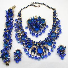 Blue Pear Bracelet 5 Link