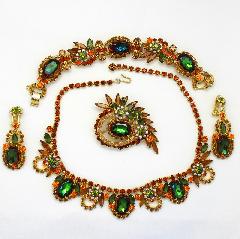 Fall Oval Multi-Color/Shaded Necklace