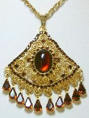 Topaz Cabochons Pendant