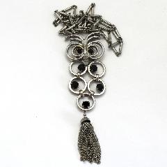 Black (jet) Chatons Only Pendant