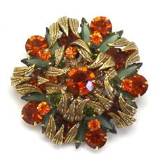 Fall Navettes Pin Pendant