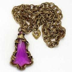 Pink Chatons Only Pendant