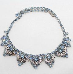 Blue Chatons Only Necklace