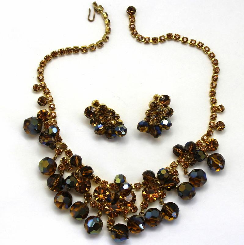 Front view of Topaz Chatons Only Necklace
