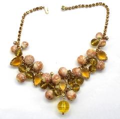 Topaz Pear Necklace