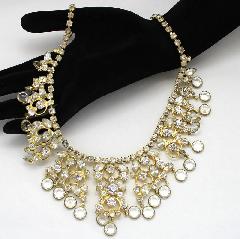 Clear Navettes Necklace