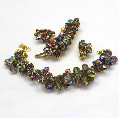 Gray (black Diamond) Chatons Only Earrings Clip