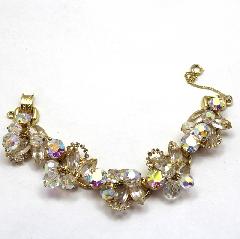 Clear Navettes Bracelet 5 Link