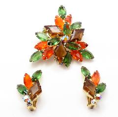 Fall Diamond Earrings Clip