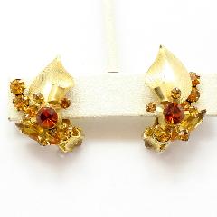 Topaz Navettes Earrings Clip