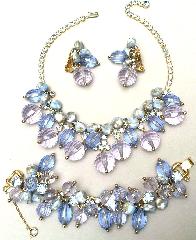 Blue Chatons Only Necklace
