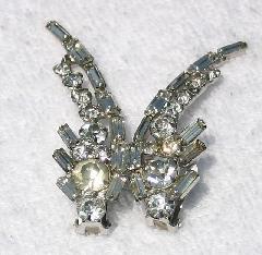 Clear Baguettes Earrings Clip