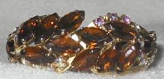 Topaz Navettes Bracelet Clamper