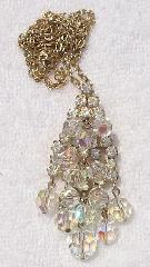 Clear Chatons Only Pin Pendant