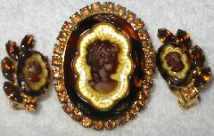 Topaz Navettes Molded/Cut Earrings Clip