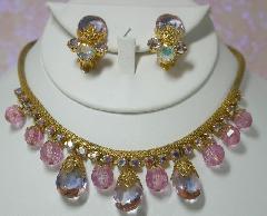 Pink Chatons Only Necklace