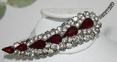 Red Pear Brooch