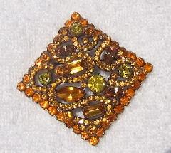 Topaz Baguettes Brooch