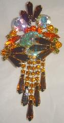 Multiple Colors Spear Brooch