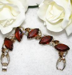 Topaz Navettes Bracelet 5 Link