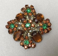 Topaz Oval Brooch