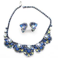 Blue Navettes Necklace