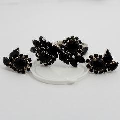 Black (jet) Diamond Bracelet Clamper