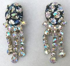 AB Cabochons Molded/Cut Earrings Clip