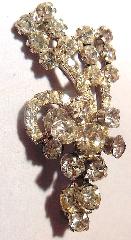 Clear Chatons Only Brooch