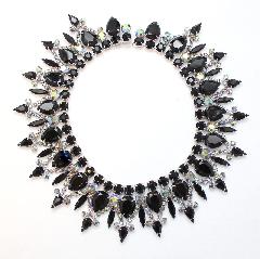 Black (jet) Pear Necklace