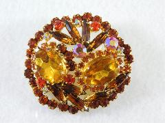 Fall Oval Brooch