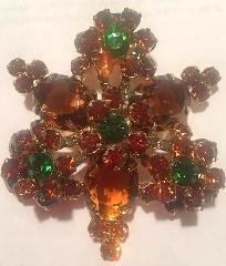 Topaz Oval Brooch