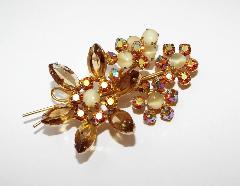 Topaz Navettes Brooch