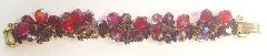 Multiple Colors Navettes Bracelet 5 Link
