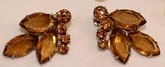 Topaz Navettes Earrings Clip