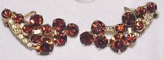 Topaz Chatons Only Earrings Clip