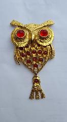 Red Cabochons Plastic Pendant