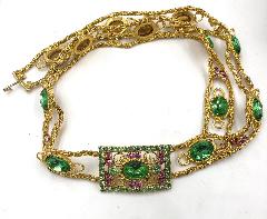 Green Oval Belt