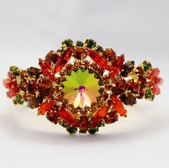 Fall Navettes Rivoli/Margarita Bracelet Clamper