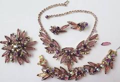Purple (cardinal) Navettes Bracelet 5 Link