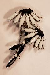Multiple Colors Navettes Brooch