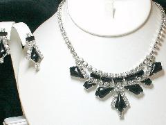Black (jet) Kite Necklace