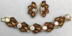 Topaz Kite Frosted Earrings Clip