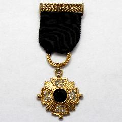 Black (jet) Chatons Only Brooch