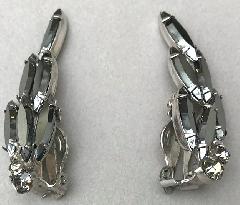 Hematite Navettes Earrings Clip