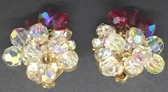 Clear Chatons Only Earrings Clip