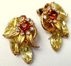 Fall Navettes Earrings Clip